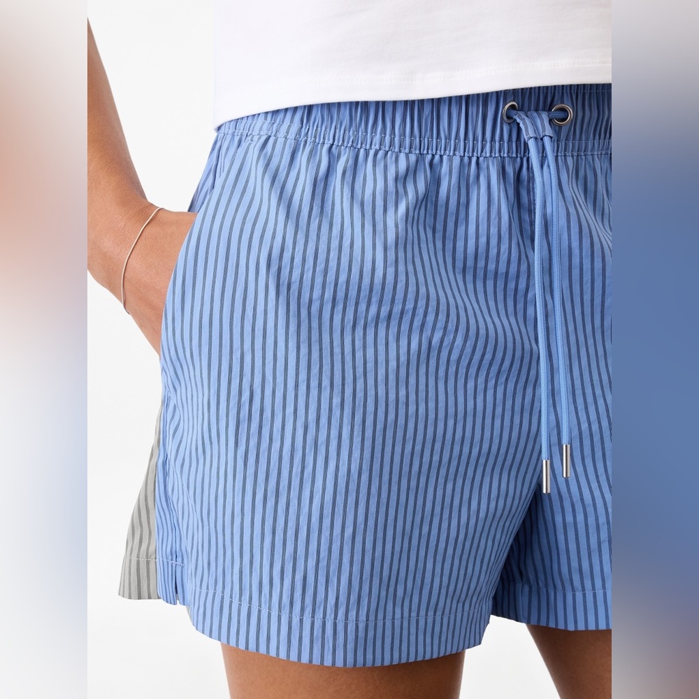Athleta midday mid-rise poplin shorts